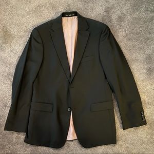 Hugo Boss Super 100 Men’s Black Regular-fit Jacket